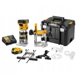 DeWalt DCW604P2 Frezarka Górnowrzecionowa 8mm 6,35mm 1/4"Zestaw 2x5Ah