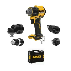 Wiertarko-Wkrętarka 18V z 4 wymiennymi głowicami + Walizka DEWALT DCD803NT