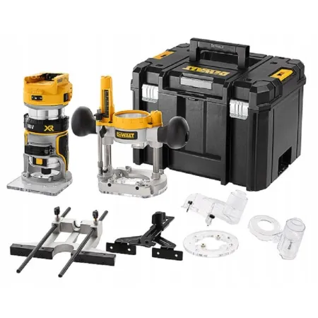 Akumulatorowa frezarka górnowrzecionowa DeWalt DCW604NT 18V + walizka