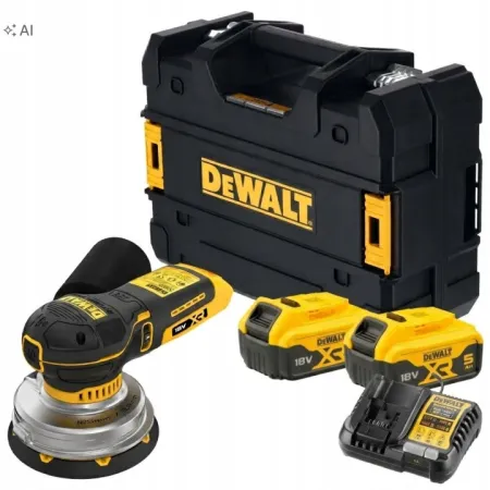 DEWALT DCW211P2 AKUMULATOROWA SZLIFIERKA MIMOŚRODOWA 125mm 18V TSTAK 2x5ah