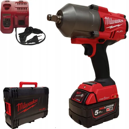 MILWAUKEE M18 ONEFHIWF12-501 X Klucz Udarowy 1898Nm 1x Akumulator 5 Ah