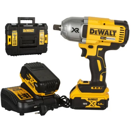 DeWalt DCF899P2 – Akumulatorowy Klucz Udarowy 1/2" 18V XR Zestaw 2x5ah + ładowarka Moc- 950/1625NM