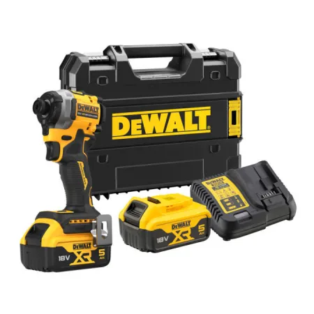 Zakrętarka Dewalt DCF850P2T 2x5ah Zakrętarka udarowa 1/4" 18V 208Nm